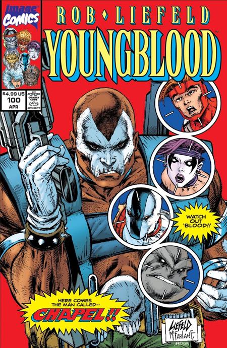 Youngblood #100 Cover G Rob Liefeld & Todd McFarlane Variant