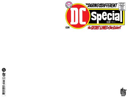 DC Special #5 Facsimile Edition Cover C Blank Card Stock Variant