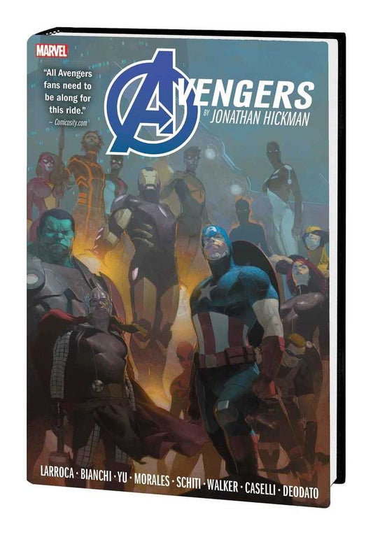 Avengers By Jonathan Hickman Omnibus Hardcover Volume 02 Ribic Cover