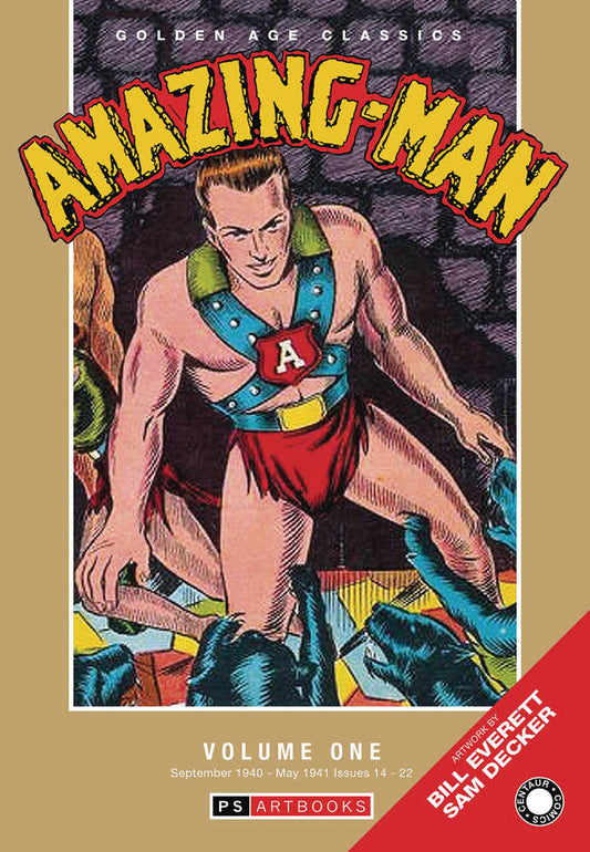 Golden Age Classics Amazing Man Hardcover Volume 01