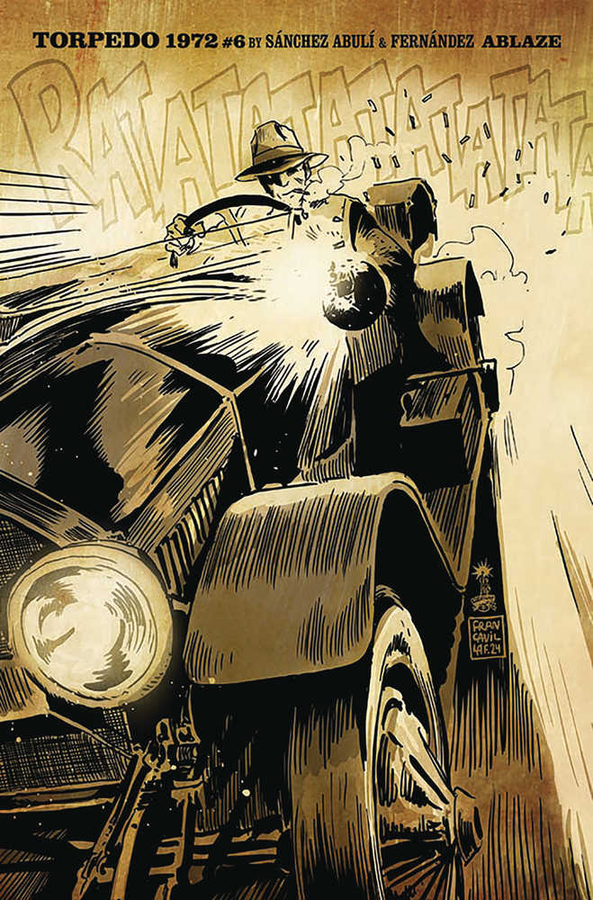 Torpedo 1972 #6 Cover B Francesco Francavilla (Mature)