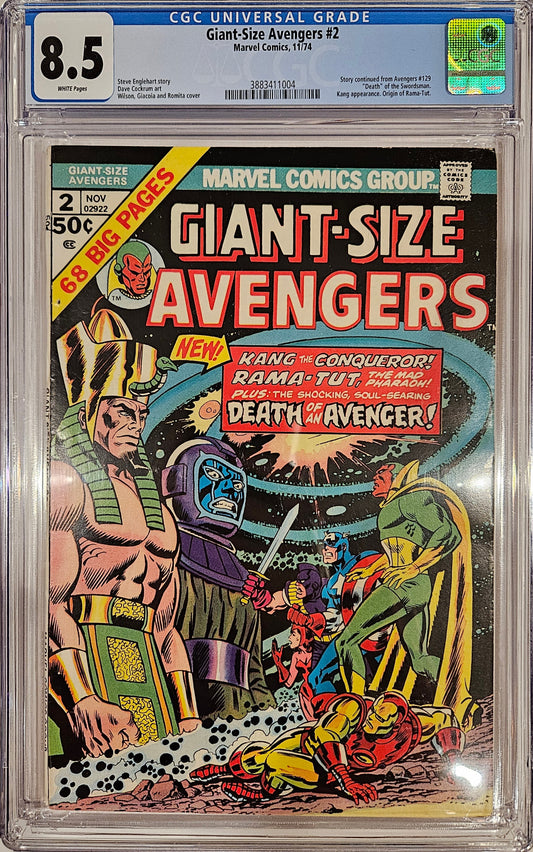 Giant-Size Avengers #2 CGC 8.5 White Pages