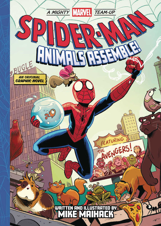 Mighty Marvel Team Up Softcover Graphic Novel Spider-Man Animals Assemble