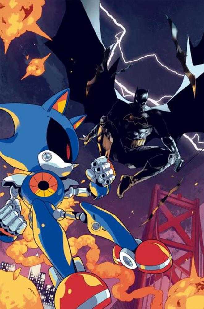 DC X Sonic The Hedgehog #4 (Of 5) Cover A Pablo M Collar
