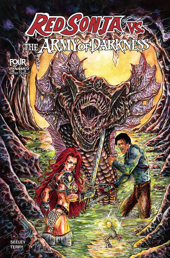 Red Sonja vs Aod #4 Cover D Jelenic