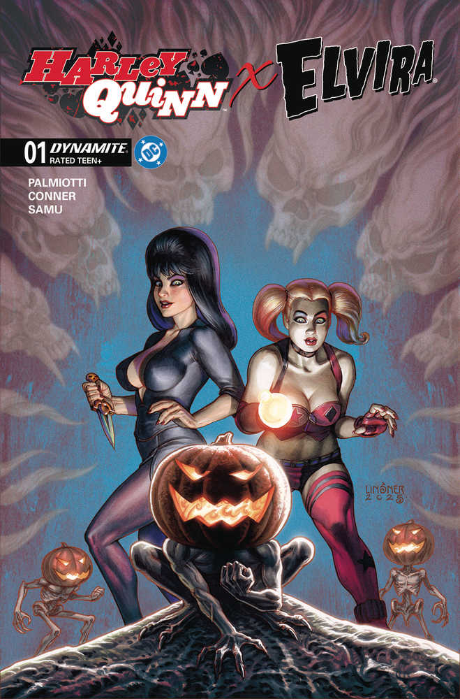 Harley Quinn X Elvira #1 Cover C Linsner