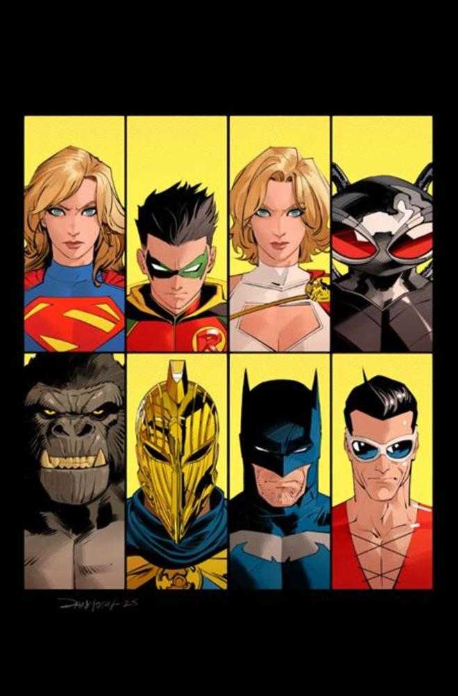 DC K.O. #1 (Of 4) Cover H Dan Mora Bracket Card Stock Variant