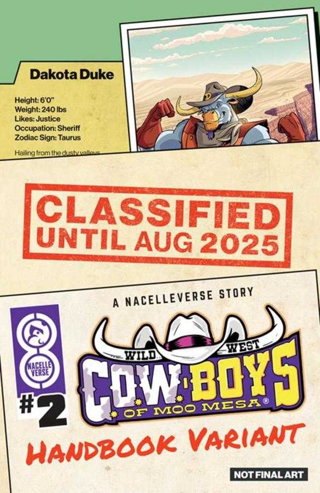 Wild West Cow-Boys Of Moo Mesa #2 (Of 4) Cover C Ajit Jothikumar Handbook Variant