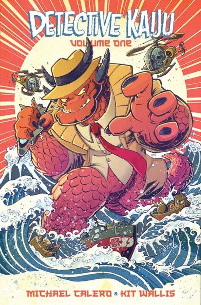 Detective Kaiju TPB Volume 01 Cover B Jon Sommariva Variant Limited To 1000 Copies Allocations May Occur