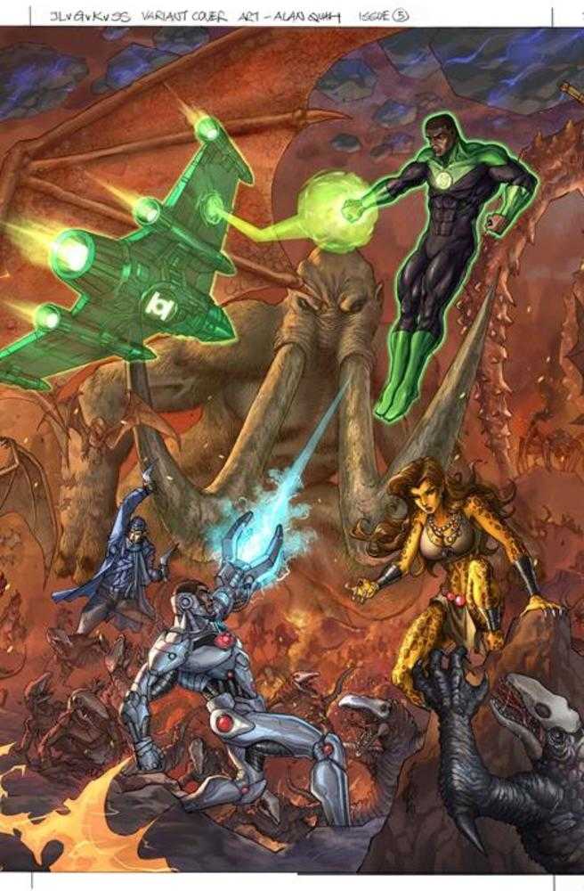 Justice League vs Godzilla vs Kong 2 #5 (Of 7) Cover B Alan Quah Card Stock Variant