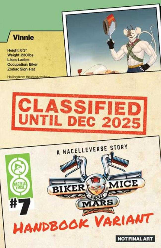 Biker Mice From Mars (2025) #7 Cover B Dotun Akande Handbook Variant