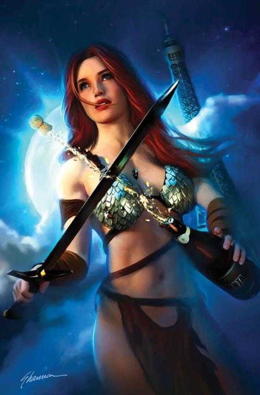 Red Sonja New Years Special 2025 #1 (One Shot) Cover E Shannon Maer Metal Full Art Variant