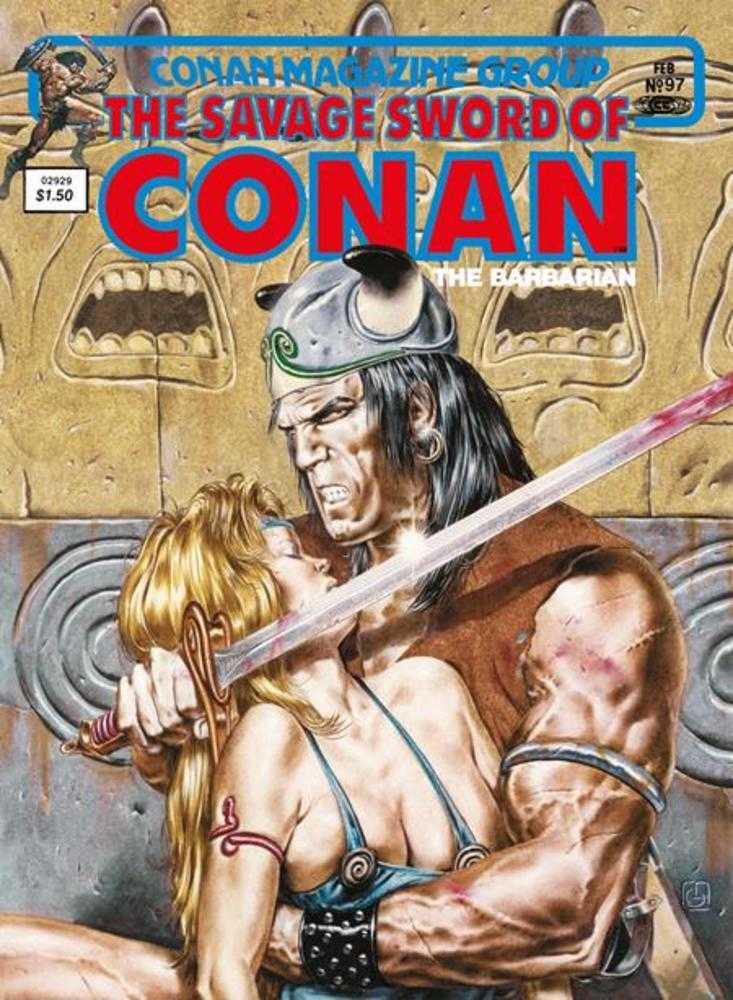 Savage Sword Of Conan The Original Comics Omnibus Hardcover Volume 07 Direct Market Edition Cover (Mature)