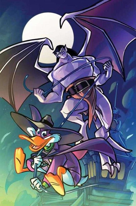 Gargoyles Darkwing Duck #1 Cover G Tad Stones Metal Full Art Cover Variant