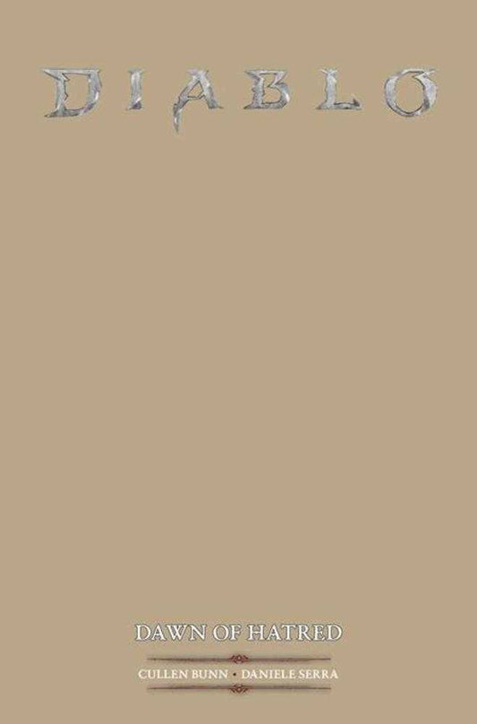 Diablo Dawn Of Hatred #1 (Of 4) Cover E Blank Sketch Variant (Mature)