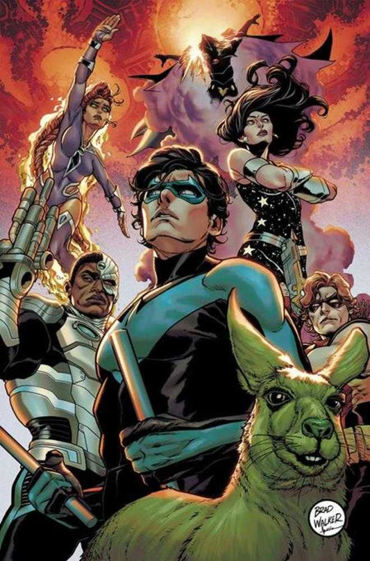 Titans #32 Cover B Brad Walker Card Stock Variant (DC K.O.)