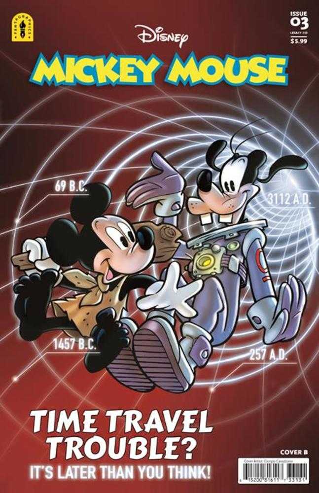 Mickey Mouse Legacy #333 Ripples In Time Part 2 (Of 2) Cover B Giorgio Cavazzano Variant
