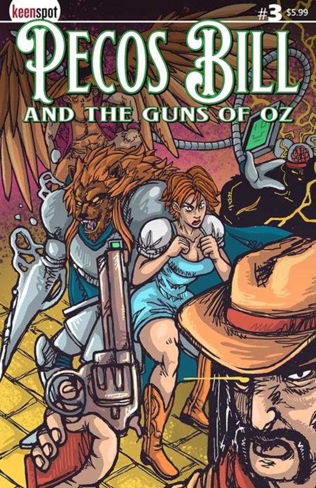 Pecos Bill & The Guns Of Oz #3 Cover B Bryce Oquaye Variant (Mature)