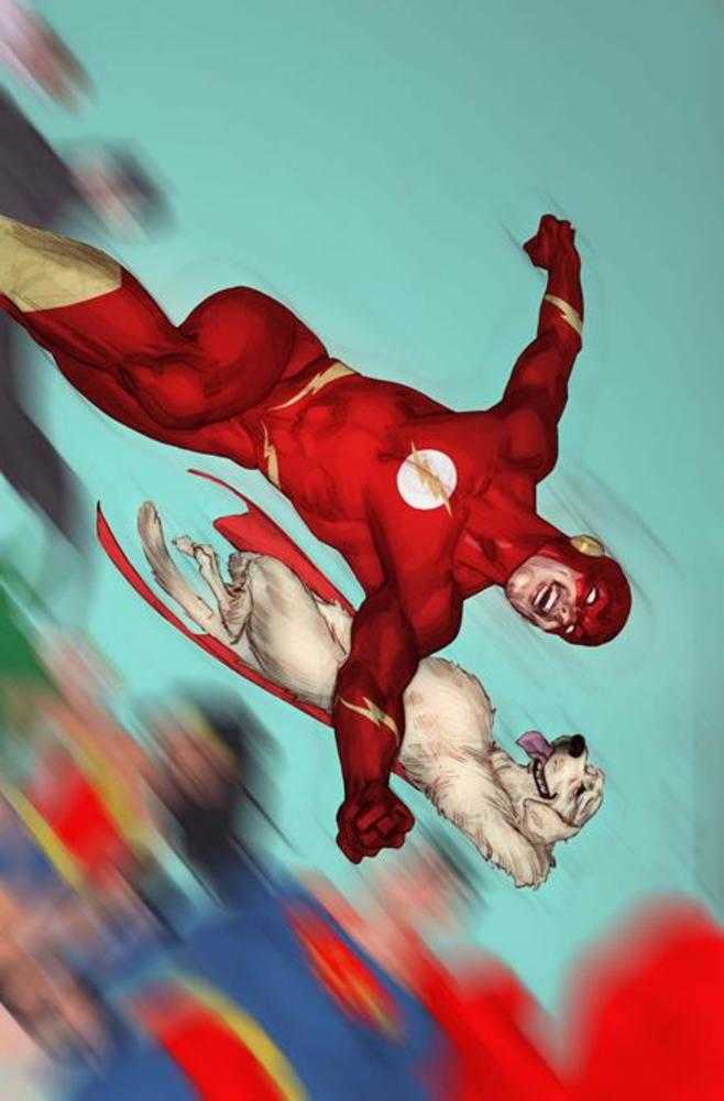 Flash #32 Cover E Ben Caldwell April Drools Card Stock Variant