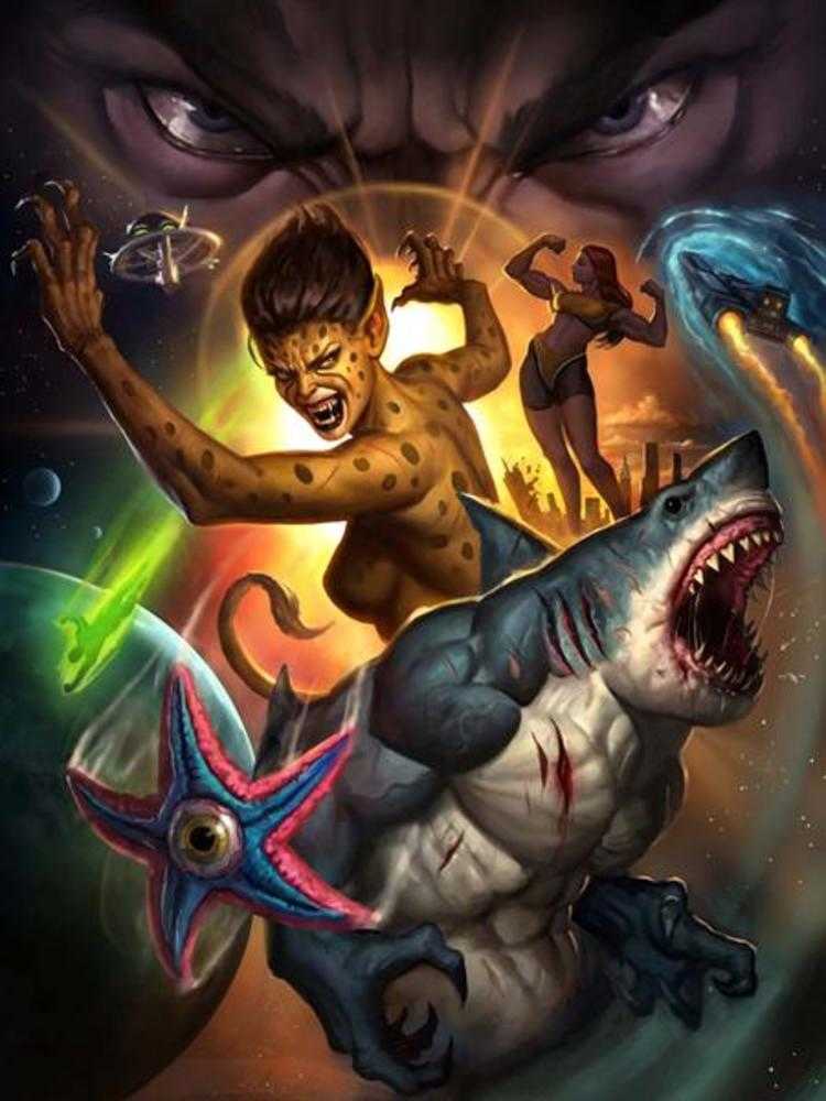 Justice League Unlimited #18 Cover E Aaron Bartling Things To Come Card Stock Variant (DC K.O.)