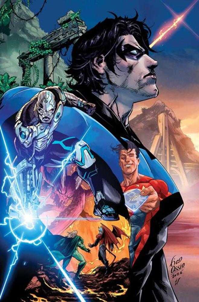 New Titans #34 Cover D Fico Ossio Things To Come Card Stock Variant