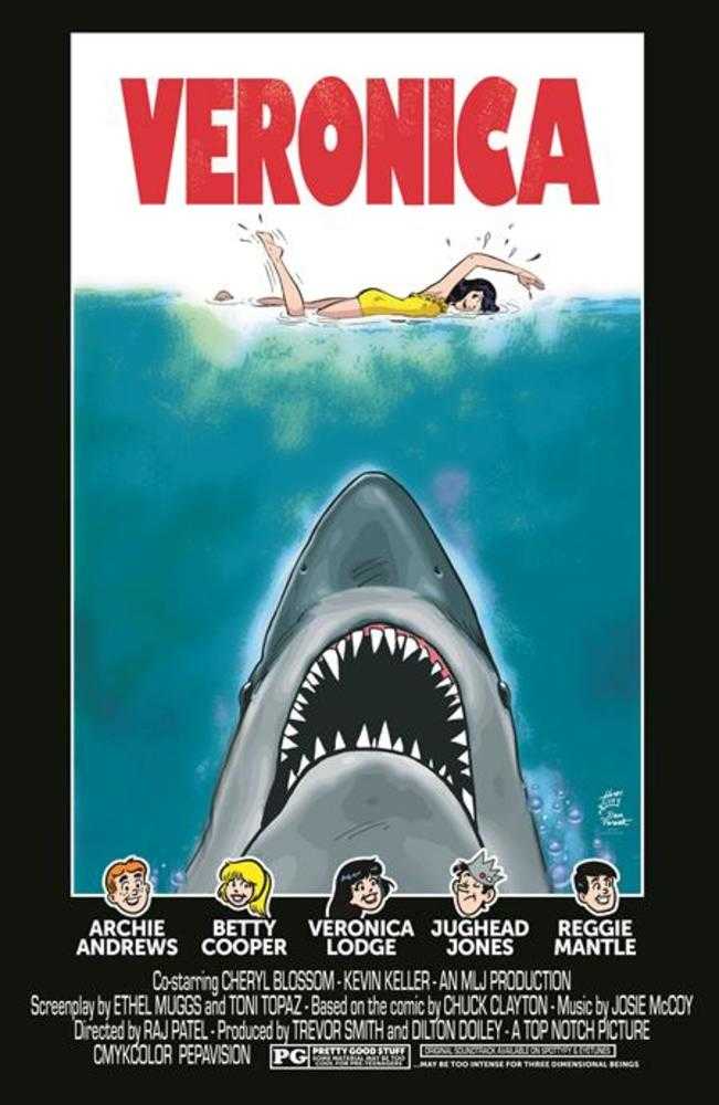 Archies TV Laugh Out #79 Facsimile Edition Cover C Dan Parent Rosario Tito Pena Veronica Movie Poster Variant