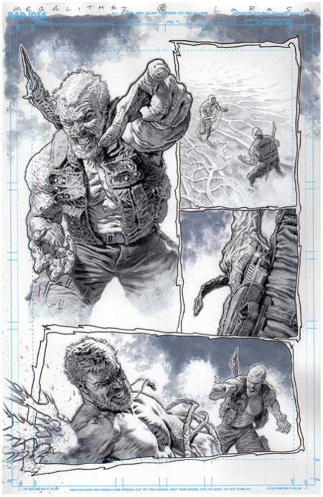 Olympus Saga Megalith #1 (Of 4) Cover Ad Lewis Larosa Original Art Edition 27 Variant