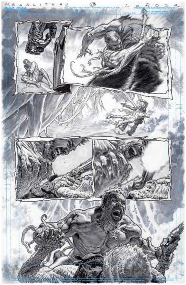 Olympus Saga Megalith #1 (Of 4) Cover Ae Lewis Larosa Original Art Edition 28 Variant