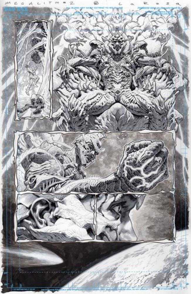 Olympus Saga Megalith #1 (Of 4) Cover Action Figure Lewis Larosa Original Art Edition 29 Variant