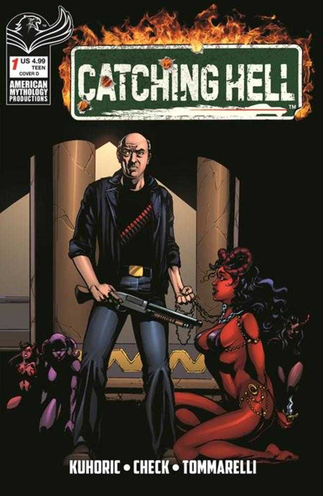 Catching Hell Feat Reggie Bannister #1 Cover D Buz Hasson Variant Previously Solicted Thru Diamond