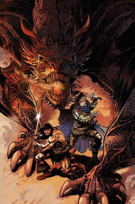 Conan And Dragonero #2 (Of 7) Cover D Fernando Dagnino Full Art Variant (Mature)