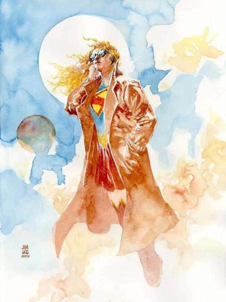 Supergirl #14 Cover E Jim Lee Supergirl Movie Card Stock Variant (The Reign Of The Superboys)