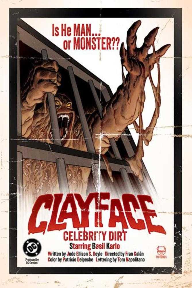 Clayface Celebrity Dirt #1 (Of 6) Cover C Dave Johnson Card Stock Variant
