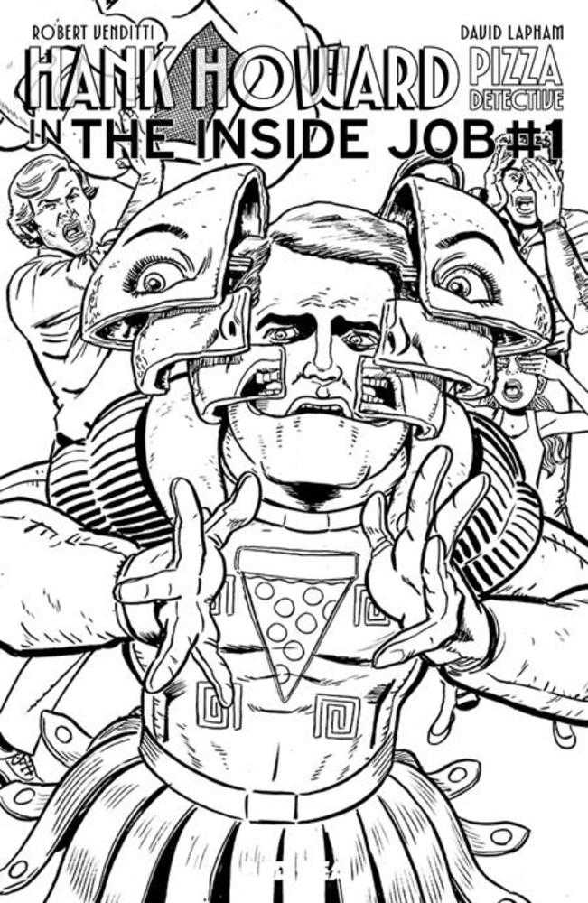 Hank Howard, Pizza Detective The Inside Job #1 (One Shot) Cover C David Lapham Verhoeven Homage Variant