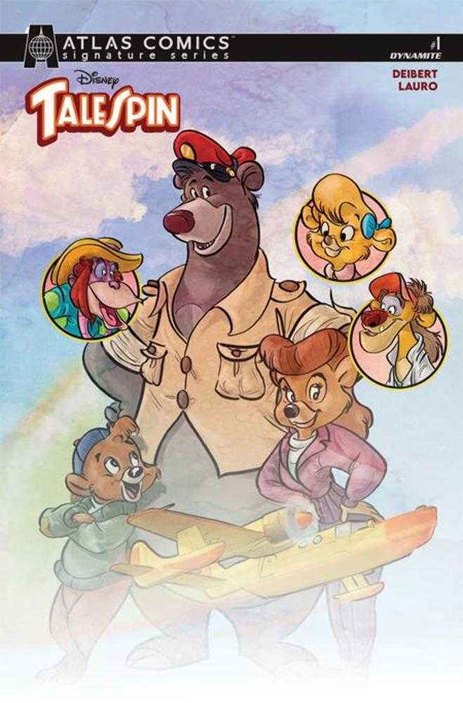 Talespin #1 Cover H Cat Staggs Atlas Edition Signed By Amanda Deibert And Cat Staggs Variant