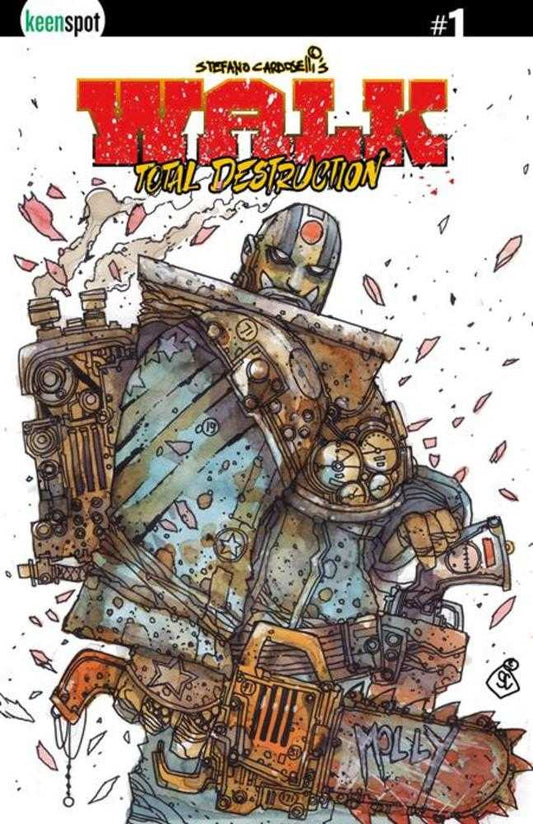 Walk Total Destruction #1 (One Shot) Cover C Stefano Cardoselli Holofoil Flip Variant