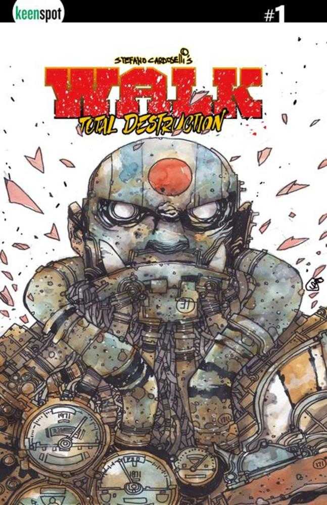Walk Total Destruction #1 (One Shot) Cover D Stefano Cardoselli Metal Variant