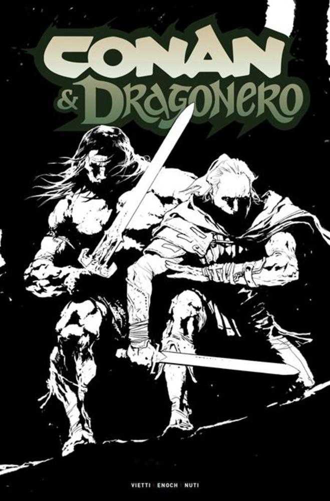 Conan The Barbarian And Dragonero #5 (Of 7) Cover D Stevan Subic Inks Variant