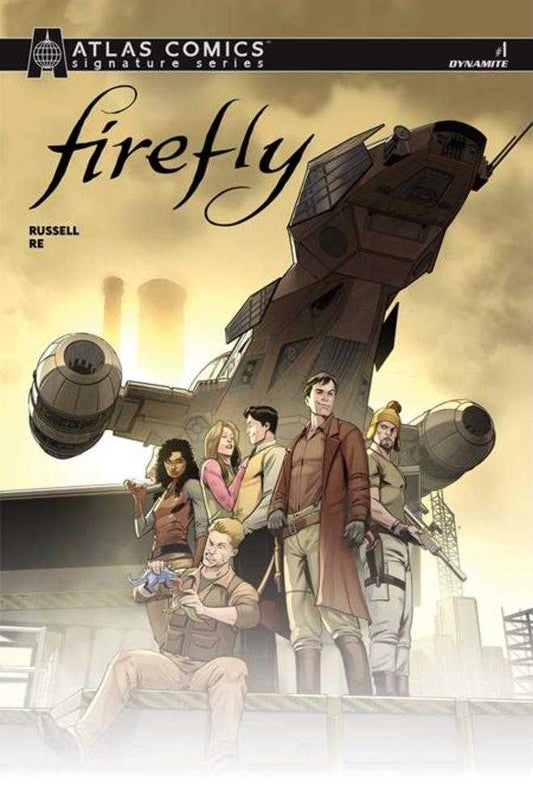 Firefly #1 Cover J Robert Quinn Atlas Edition Signed By Mark Russell