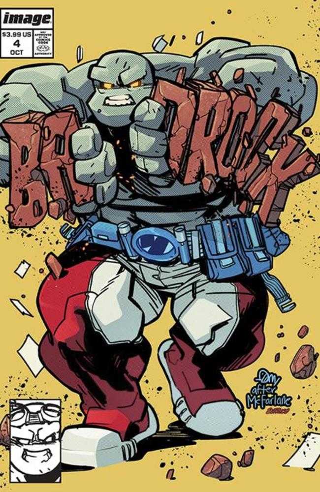 Badrock #4 Cover C Seth Damoose Homage Variant