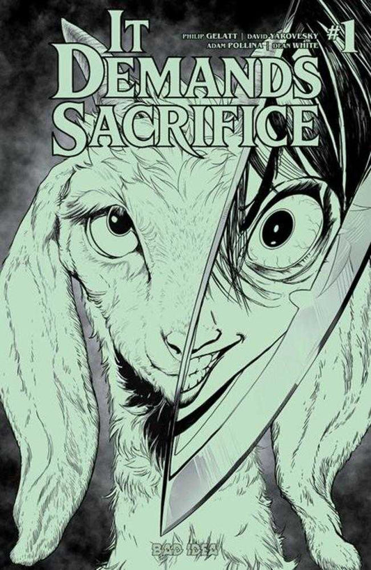 It Demands Sacrifice #1 (Of 4) Cover J Adam Pollina Glow In The Dark Variant