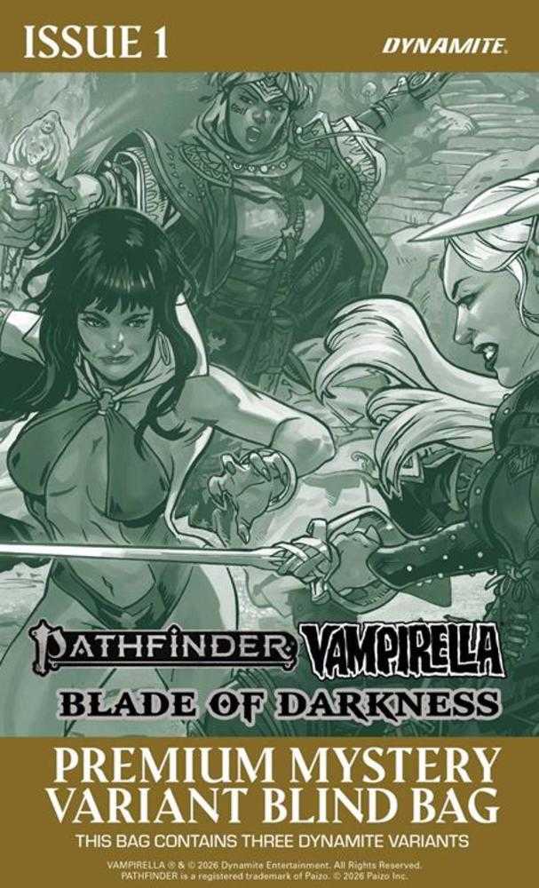 Pathfinder Vampirella Blade Of Darkness #1 Cover G Premium Mystery Blind Bag Variant