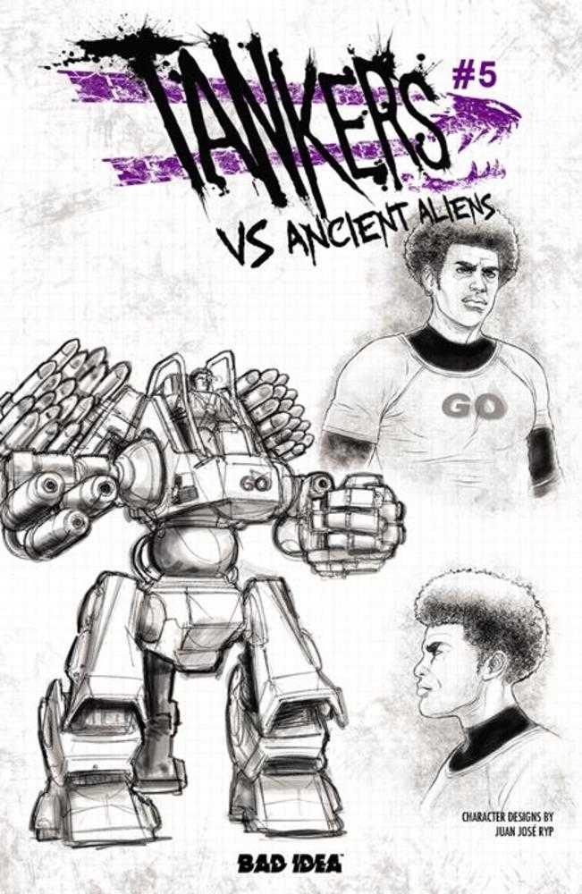 Tankers vs Ancient Aliens #5 (Of 5) Cover C Juan Jose Ryp Design Variant