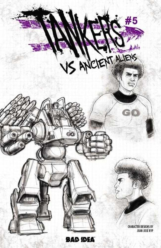 Tankers vs Ancient Aliens #5 (Of 5) Cover C Juan Jose Ryp Design Variant