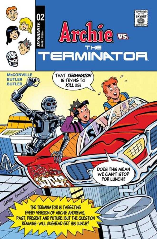 Archie vs The Terminator #2 Cover D Bill Galvan Variant