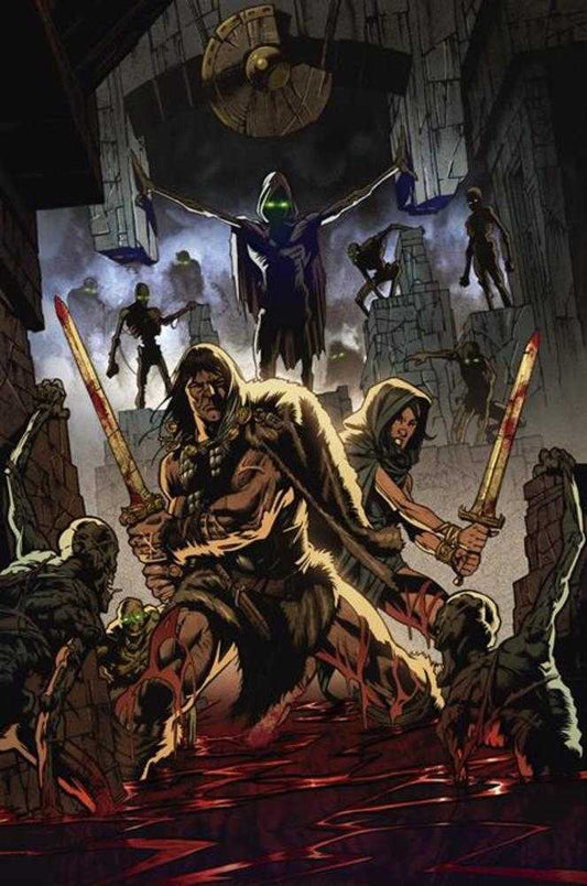 Conan The Barbarian Tides Of The Tyrant King #3 (Of 4) Cover E Danny Earls Virgin Cardstock Variant (Mature)