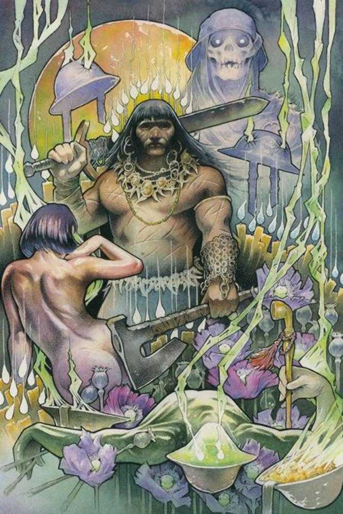 Conan The Barbarian Tides Of The Tyrant King #3 (Of 4) Cover F John Baizley Virgin Cardstock Variant (Mature)