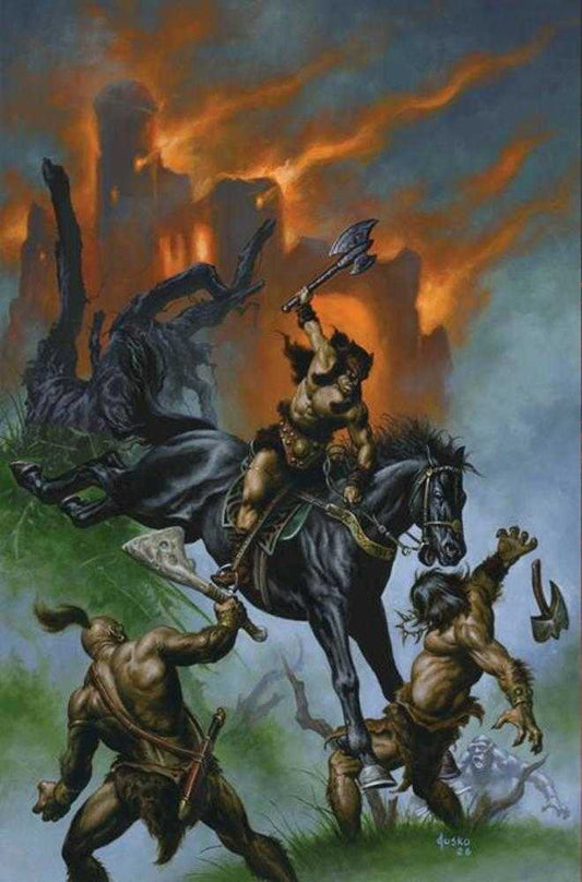 Fire And Ice Darkwolf #5 Cover G Joe Jusko Limited Full Art Variant