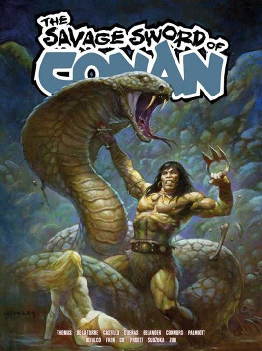 Savage Sword Of Conan TPB Volume 05 Direct Market Edition Alex Horley Cover (Mature)