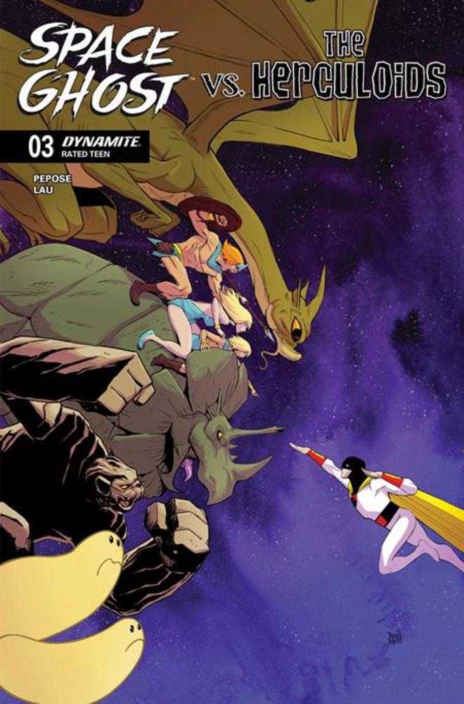 Space Ghost vs The Herculoids #3 Cover B Drew Moss Variant